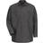 Red Kap Industrial Long Sleeve Work Shirt - Charcoal