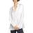 Vince Band Collar Blouse - White