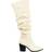 Journee Collection Pia Wide Calf - Bone