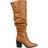 Journee Collection Pia Wide Calf - Tan