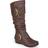 Journee Collection Paris Medium Calf - Brown