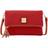 Dooney & Bourke Pebble Grain Foldover Zip Crossbody Bag - Wine