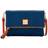 Dooney & Bourke Pebble Grain Foldover Zip Crossbody Bag - Midnight Blue