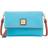 Dooney & Bourke Pebble Grain Foldover Zip Crossbody Bag - Sky Blue