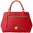 Dooney & Bourke Pebble Grain Small Zip Satchel Bag - Red