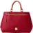 Dooney & Bourke Pebble Grain Zip Satchel Bag - Wine