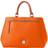 Dooney & Bourke Pebble Grain Zip Satchel Bag - Clementine