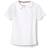 French Toast Girl's Short Sleeve Modern Peter Pan Blouse - White