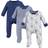 Touched By Nature Organic Cotton Sleep and Play 3-Pack - Elephant