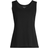 Misook Double Scoop Neck Knit Tank Top - Black