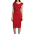 Black Halo Classic Jackie O Sheath Dress - Red