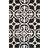 Safavieh Cambridge Collection Beige, Black 60x96"