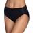 Vanity Fair Beyond Comfort Silky Stretch Hi-Cut Brief - Midnight Black