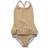 Liewood Amara Swimsuit - Y/D Stripe Golden Caramel/White (LW14114-0909)