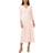 MSK V-Neck Beaded Midi Dress - Pink