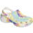 Crocs Classic Platform Clog Tie Dye - White-Multi/Light Yellow