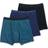 Jockey Classic Cotton Boxer Briefs 3-pack - Blue/Turquoise