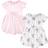 Touched By Nature Organic Cotton Dress 2-pack - Pink Elephant (10166696)