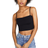 Susana Monaco Crop String Top - Black