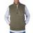 Smith Sherpa Lined Sweater Fleece Vest - Olive Heather