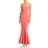 Norma Kamali Fishtail Strapless Gown - Papaya