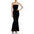 Norma Kamali Fishtail Strapless Gown - Black