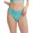 Hanky Panky Cross Dyed Leopard Original Rise Thong - Radiant Turquoise/White