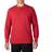 Smith Extended Tail Mini Thermal Knit Henley Pullover - Dark Red