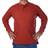 Smith Extended Tail Mini Thermal Knit Henley Pullover - Rust