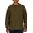 Smith Extended Tail Mini Thermal Knit Henley Pullover - Green