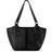 The Sak Bolinas Satchel - Black Leaf Embossed