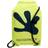 Gecko Drawstring Waterproof Backpack - Neon Green/Navy