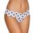 Cosabella Never Say Never Printed Cutie Low Rise Thong - Diamond Navy