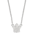 LogoArt Toronto Maple Leafs Small Pendant Necklace - Silver