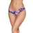 Cosabella Never Say Never Printed Cutie Low Rise Thong - Navy Oversize Floral