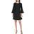 Calvin Klein Ruffled A-Line Dress - Black