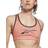 Reebok Lux Racer Vector Sports Bra - Canyon Coral