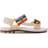 Melissa Papete Rider Kids - Beige/Beige/Rainbow