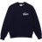 Lacoste Made In France Organic Cotton Fleece Sweatshirt - Navy Blue