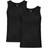 Resteröds Organic Cotton Tank 2-pack - Black