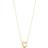 Georg Jensen Love Leaf Heart Necklace - Gold