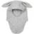 Huttelihut Bunbun Balaclava with Rabbit Ears - Light Grey