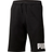 Puma Big Logo Fleece Shorts - Black