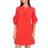 Vince Camuto Flutter Sleeve Dress - Radient Red