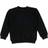 Leveret Neutral Solid Color Pullover Sweatshirt - Black (29415188922442)
