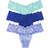 Cosabella Never Say Never Cutie Lr Thong 3-Pack - Sky Blue/Sea Capri