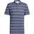 Adidas Two-Color Stripe Polo Shirt - Crew Navy/White