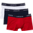 Lacoste Microfiber Trunk 3-pack - Navy Blue/White/Red