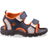 Rugged Bear Kid's Grip-Tape Sandals - Navy Orange