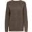 Only Nanjing O Neck Knitted Pullover - Brown/Major Brown